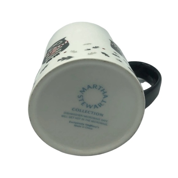 Martha Stewart Collection for Macy's Winter Owl Coffee Mug - Picture 7 of 7